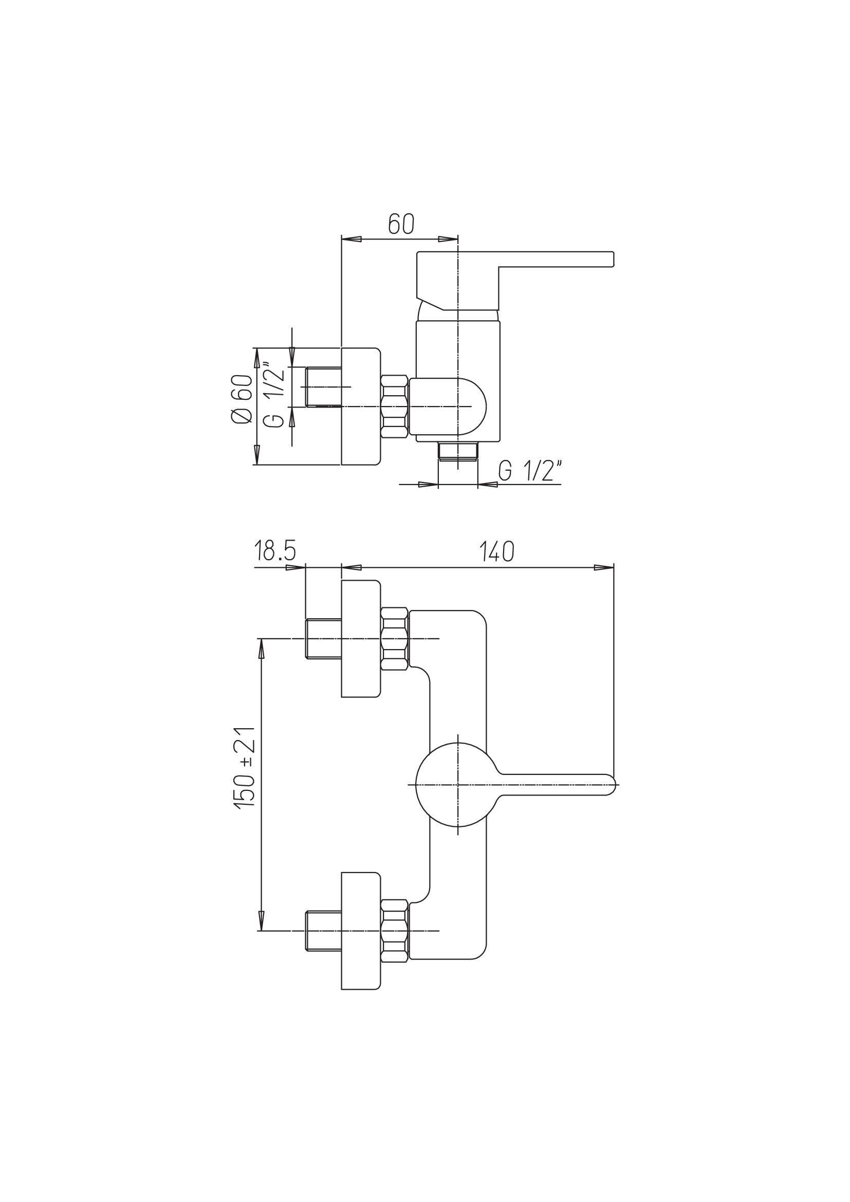 Rubinetto per doccia Cloud bianco opaco JACUZZI RUBINETTERIA - 2
