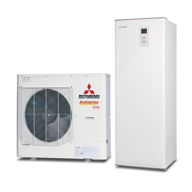 BOMBA DE CALOR AEROTERMIA MITSUBISHI HYDROLUTION PARTIDO TODO EN UNO T3 11KW R410A MONOBLOCK UNIDAD EXTERIOR + TODO EN UNO (FDCW100VNX-A/ HMA100-S) MONOFASICO