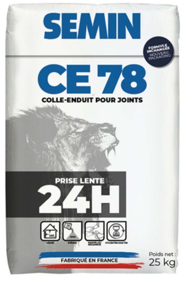 Colle-enduit 78 lent 25 kg - SEMIN
