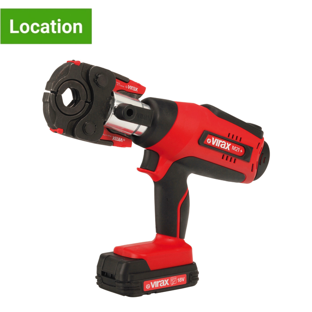 Location de pince à sertir sur batterie Virax