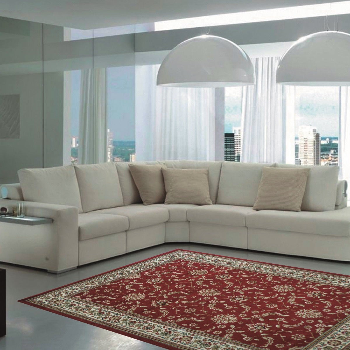 Tappeto Carrera orientale rosso, L 230 x L 160 cm - 2