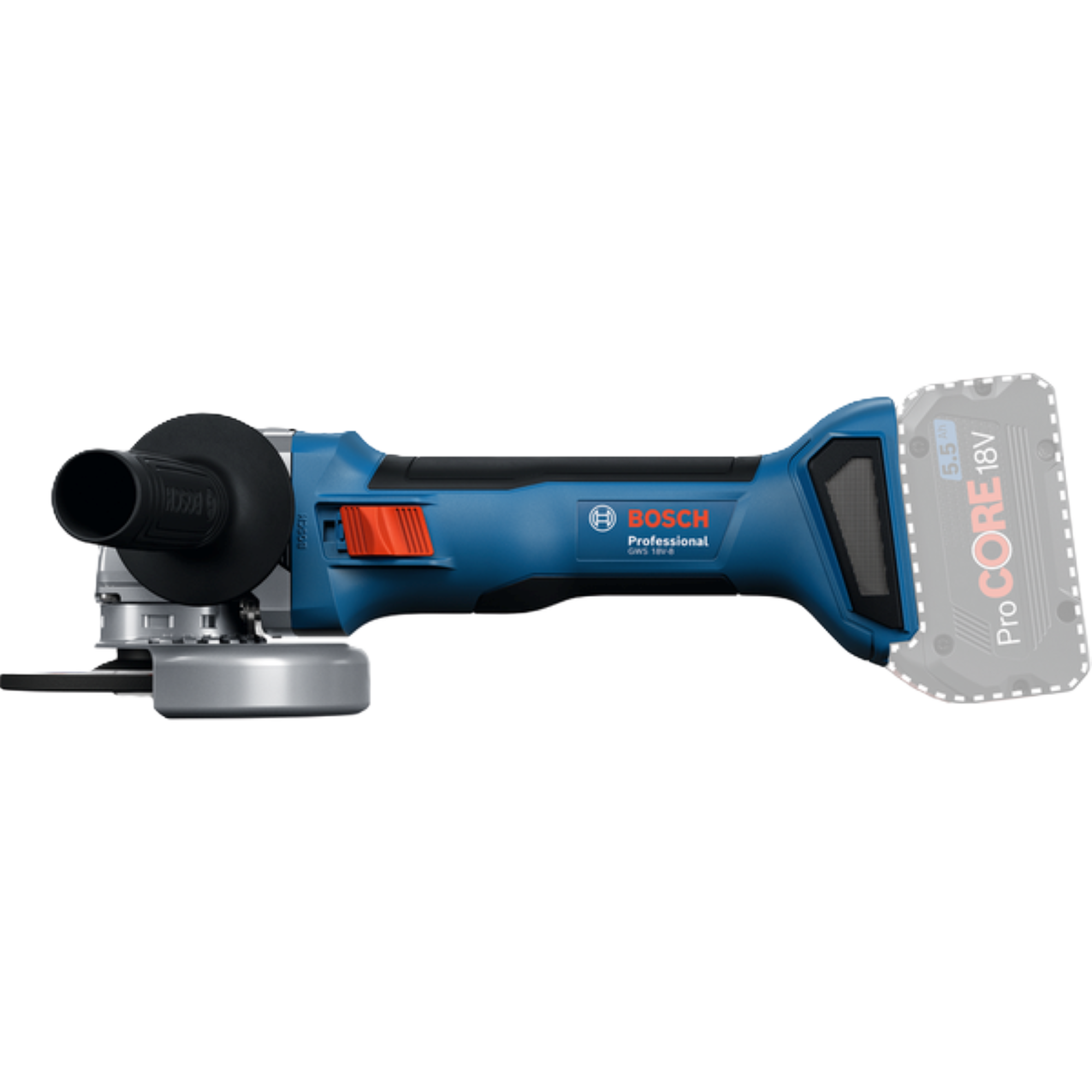Akumulatorowa szlifierka kątowa 125 mm, 18 V, bez akumulatora BOSCH - 2