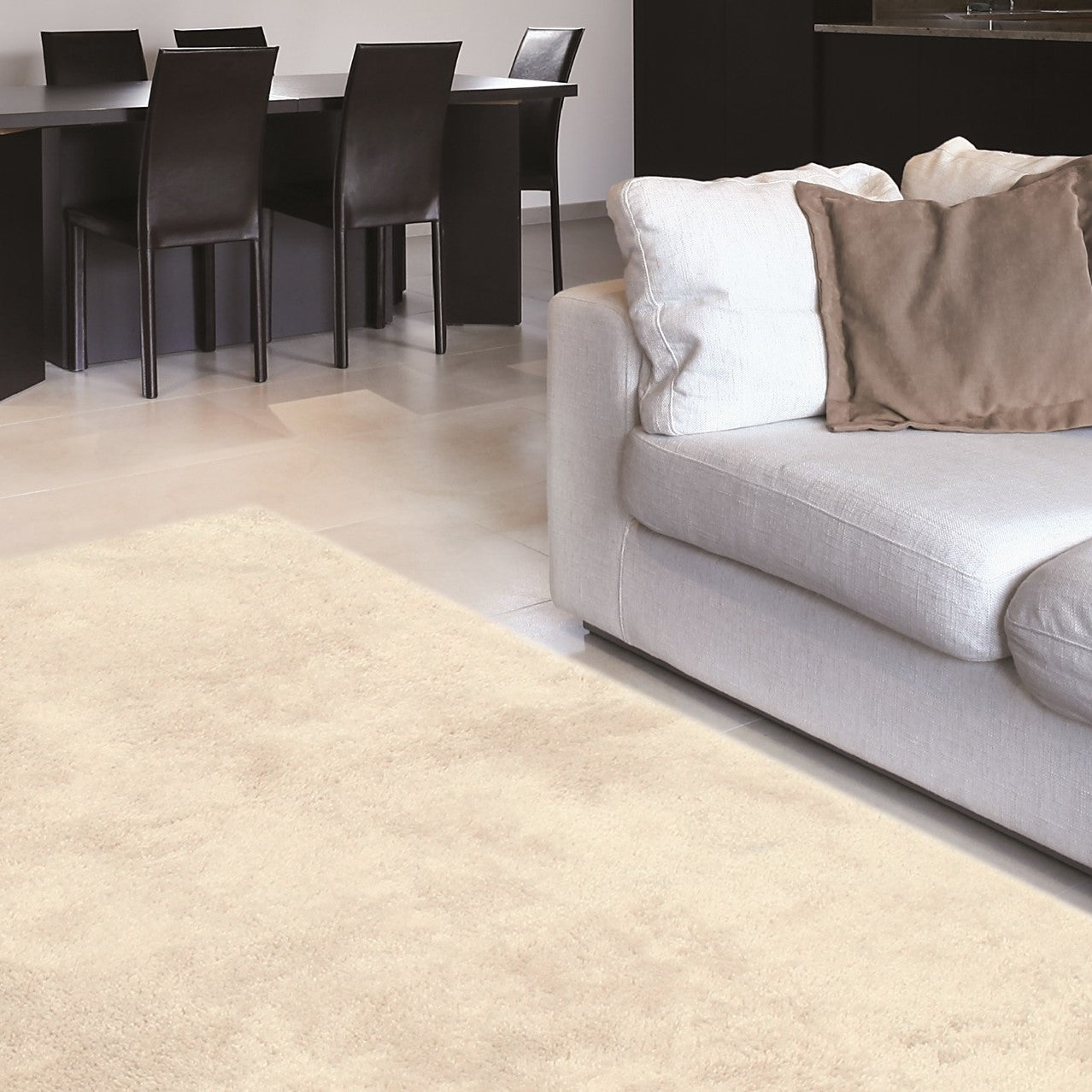 Tappeto Shaggy coccole natale avorio, L 220 x L 150 cm - 3