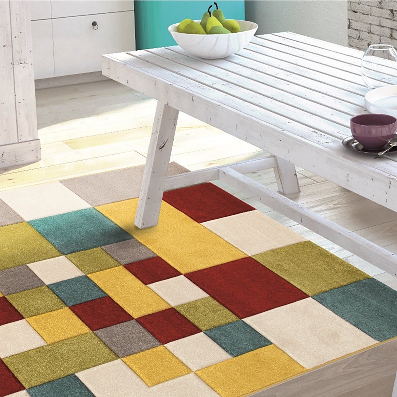 Tappeto Allegra in polipropilene, L 190 x L 133 cm, multicolor - 2