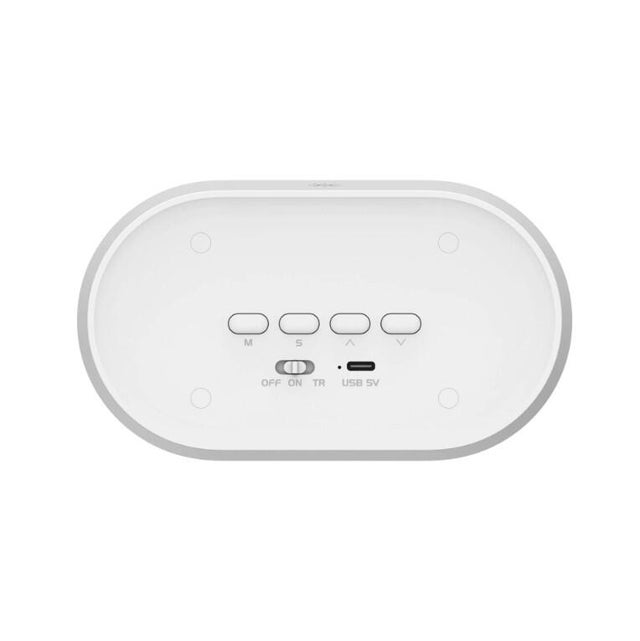 Lampka nocna LED Kaja z budzikiem 3000K