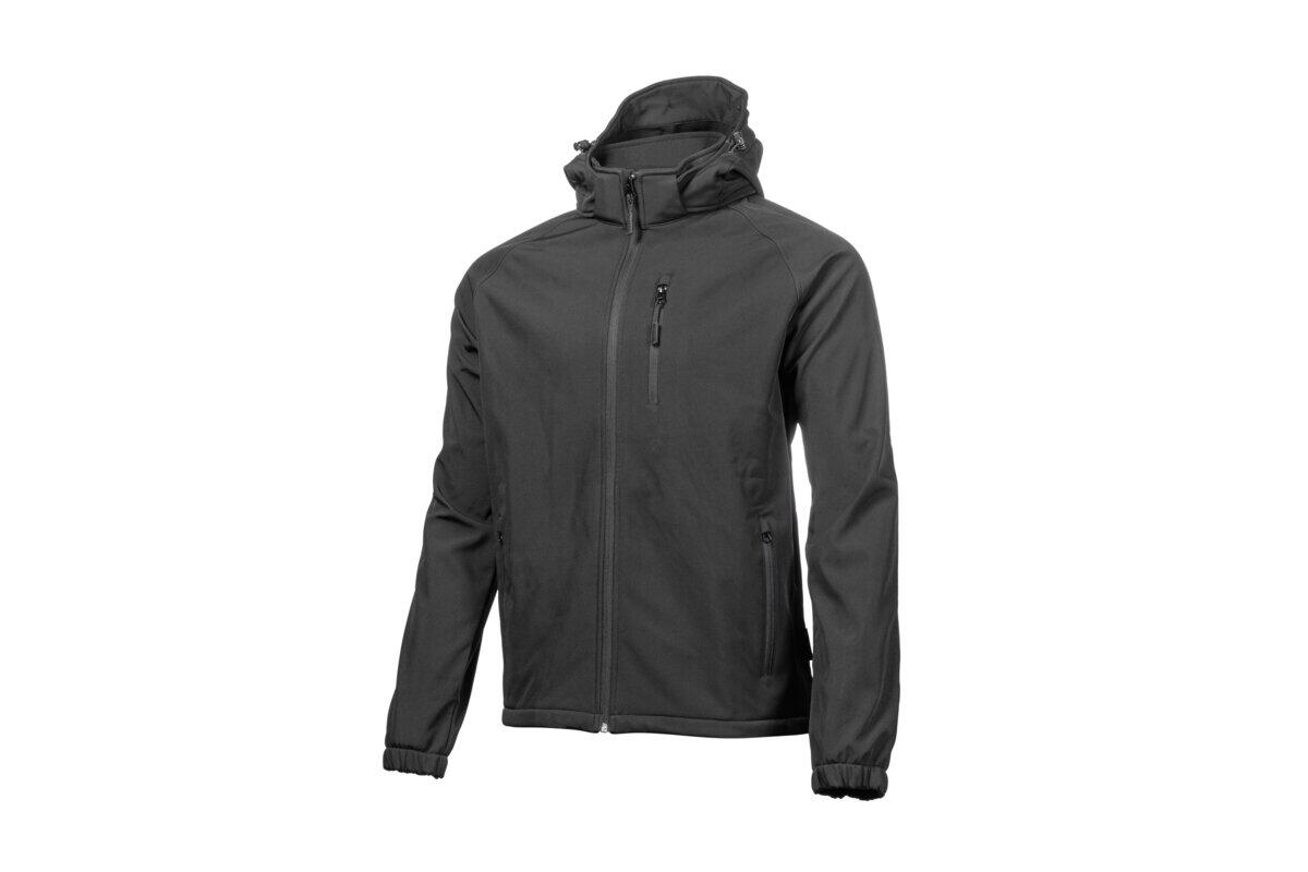 Kurtka softshell DITTER, czarna z kapturem, rozmiar 2XL/56 HÖGERT - 2