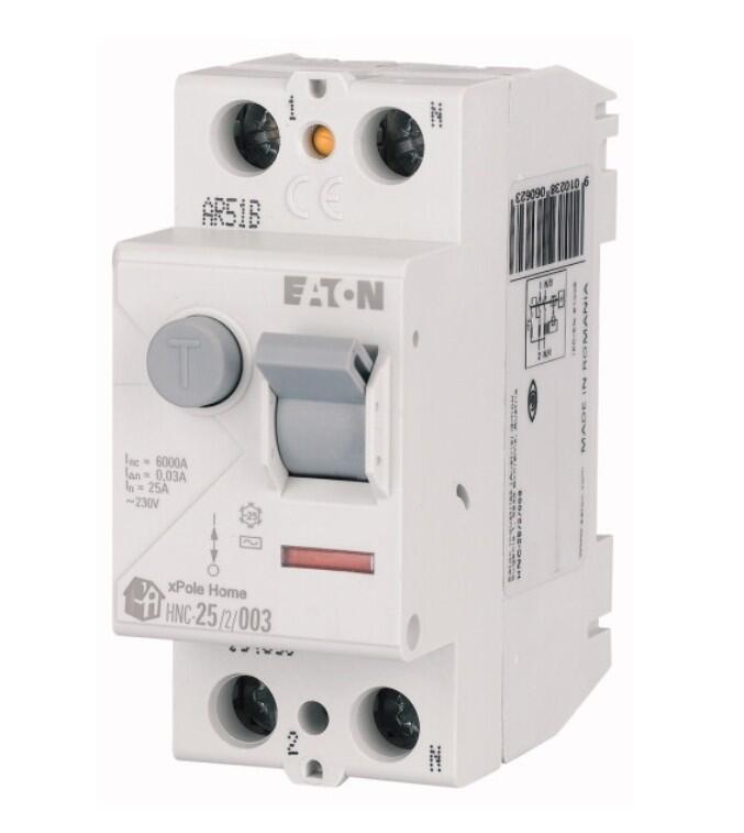 Wyłącznik różnicowoprądowy HNC 2P 25A 30MA AC Eaton