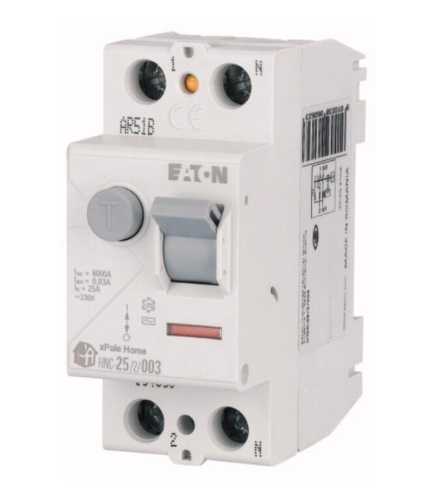 Wyłącznik różnicowoprądowy HNC 2P 25A 30MA AC Eaton