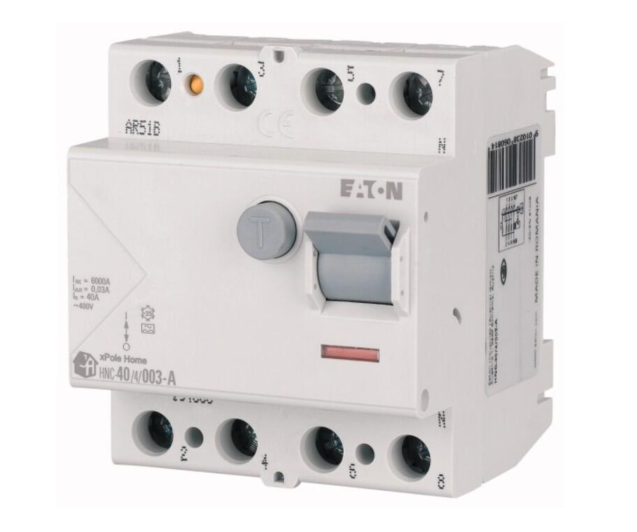 Wyłącznik różnicowoprądowy HNC 4P 25A 30MA AC Eaton