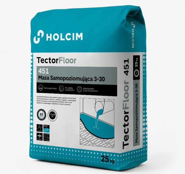 Masa samopoziomująca 451 Tectofloor, 25 kg, szybkowiążąca, 3-30 mm