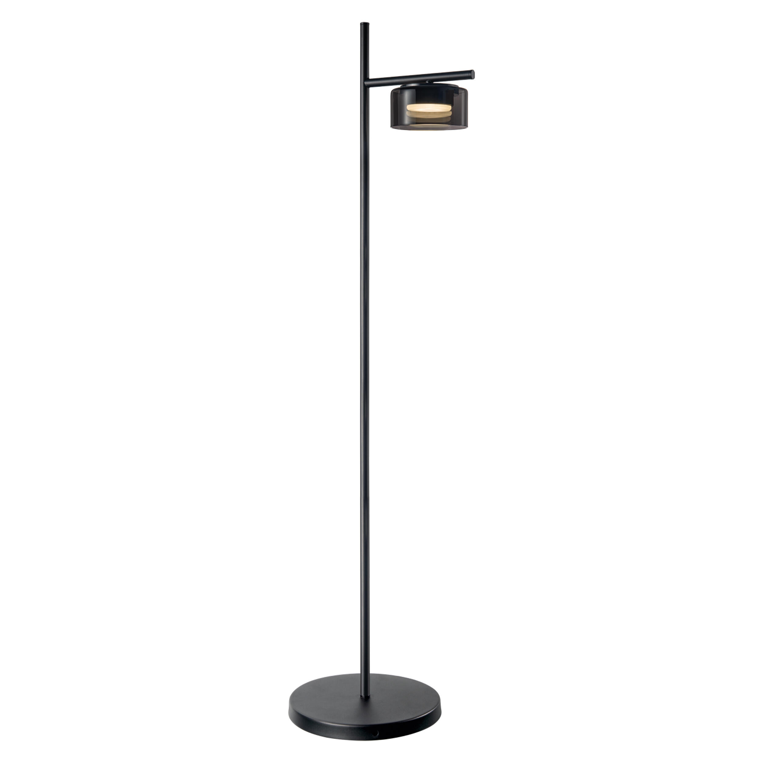 Lampa podłogowa Ofelia 1xGX53 czarna