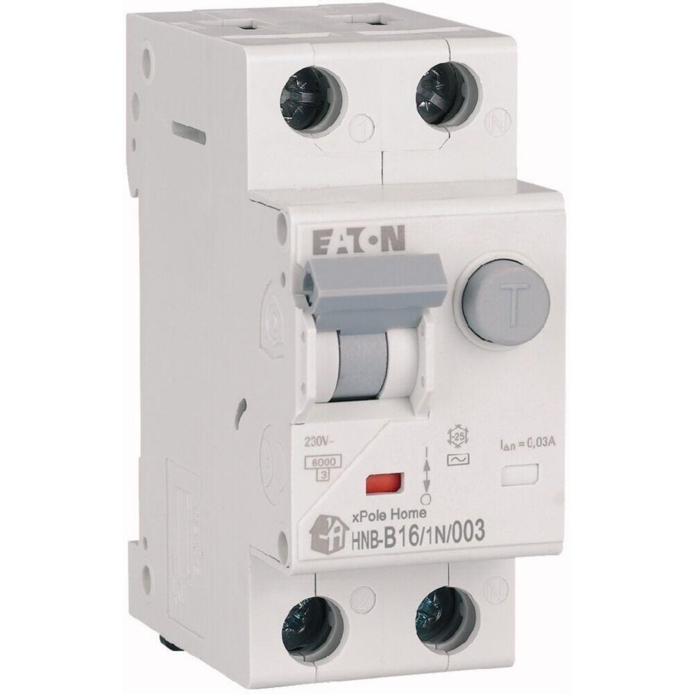 Wyłącznik różnicowo‑nadprądowy HNB 2P 16A 30MA AC Eaton