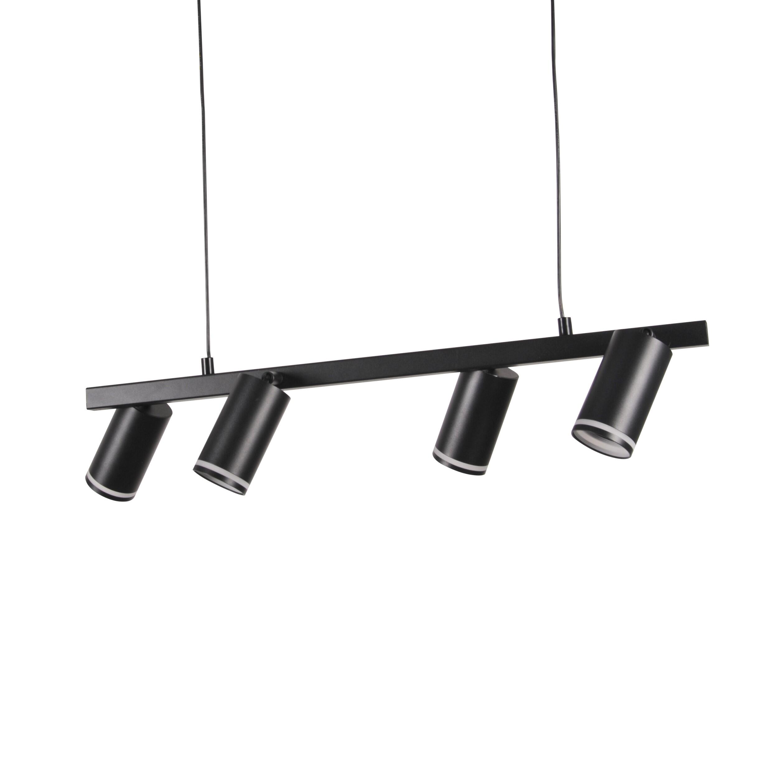 Lampa wisząca Paris 4xGU10 czarna