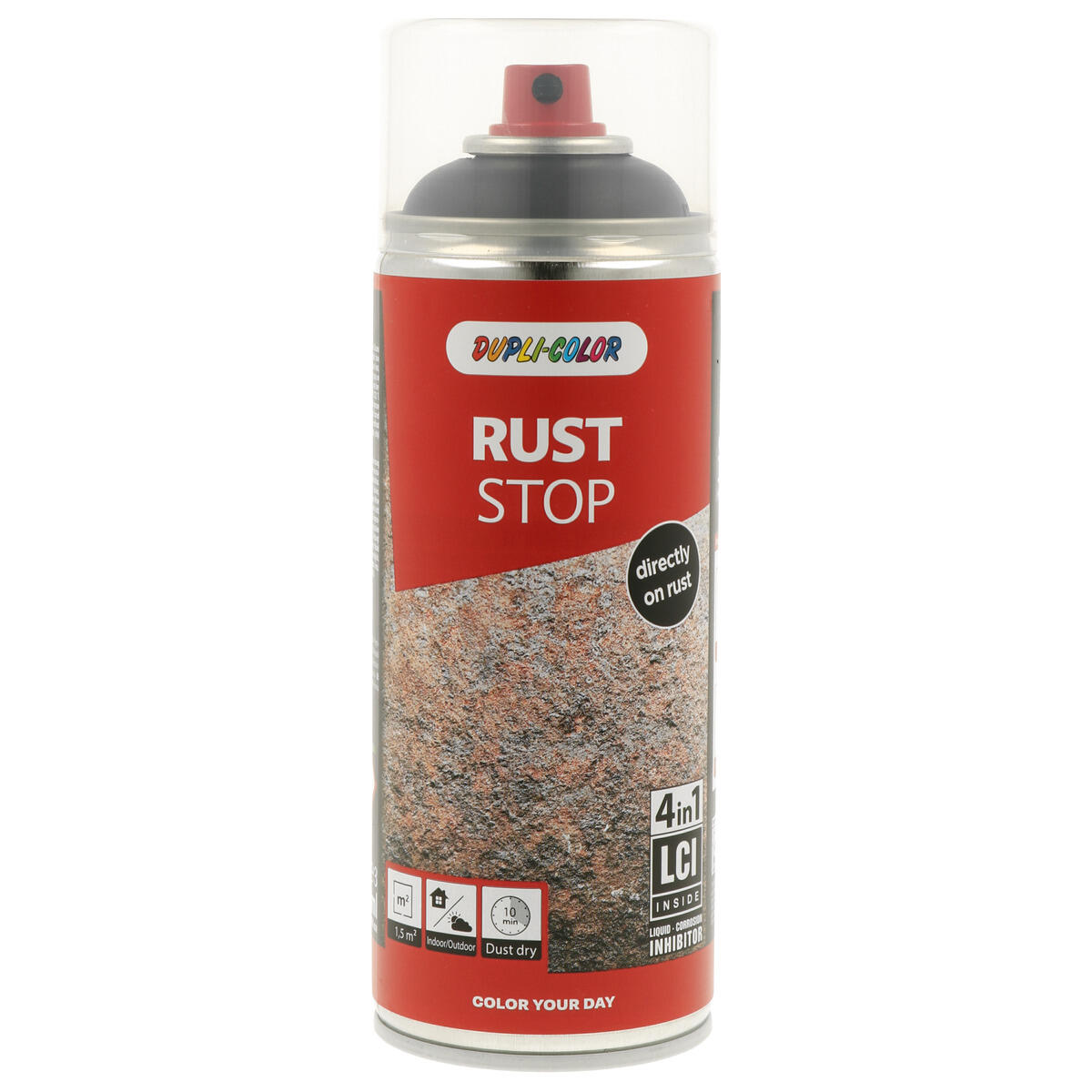Lakier antykorozyjny Rust Stop Iron Mica czarny 400ml - 2