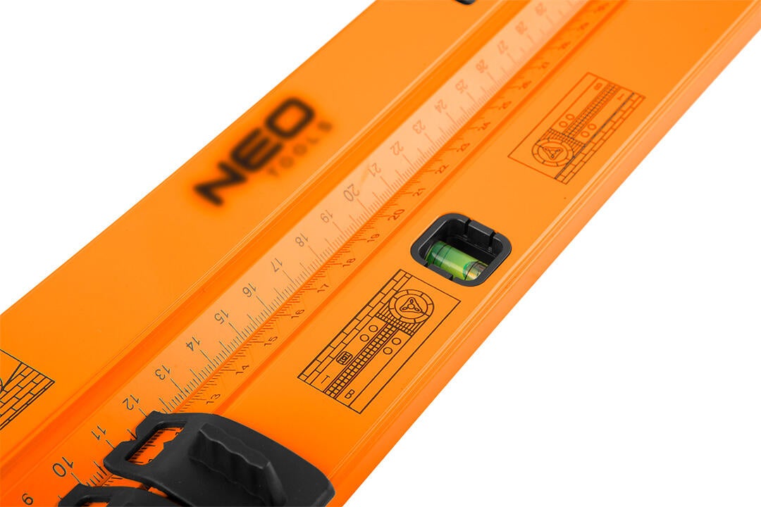 Kątomierz nastawny z poziomicą 500 mm, 2 libelle, ołówek 72-225 NEO TOOLS - 2