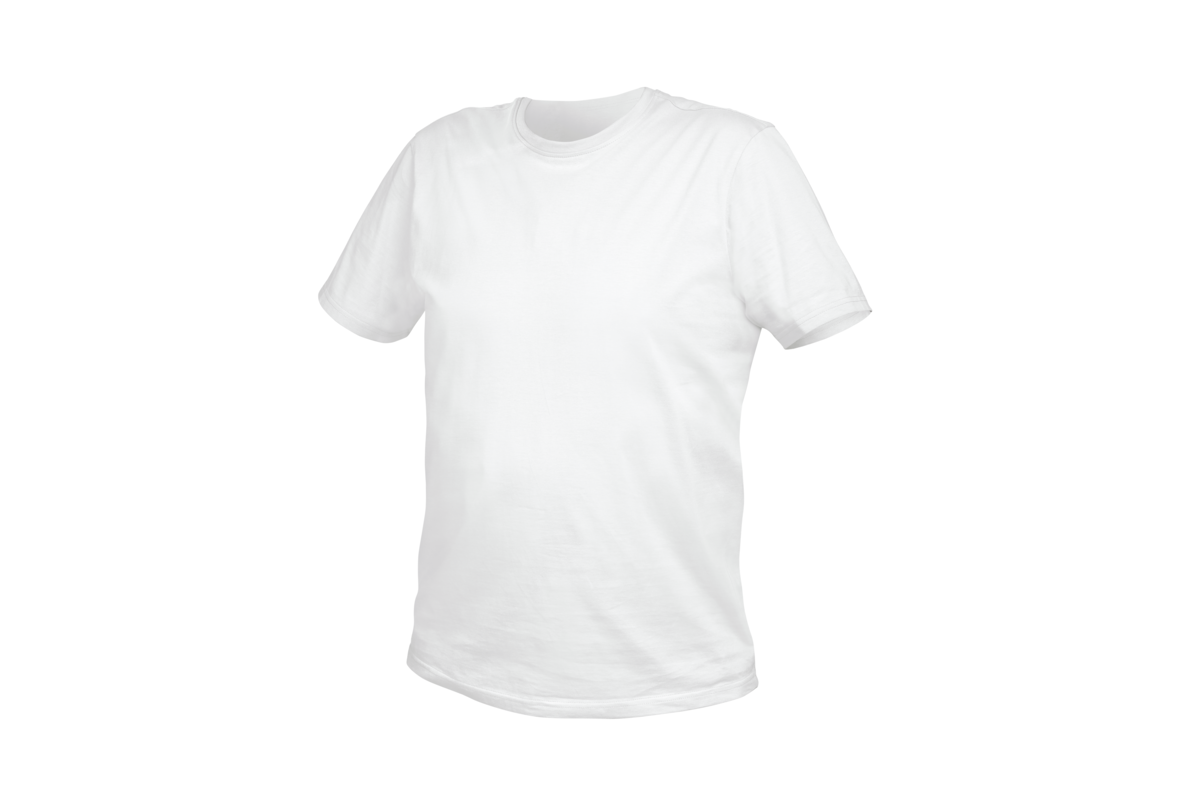 T-shirt bawełniany HOGERT, biały, rozmiar: L/52