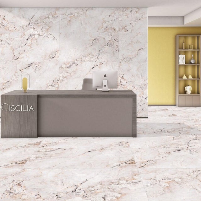 Gres szkliwiony Crystal Soft Beige carving 60x120 1,44 m2