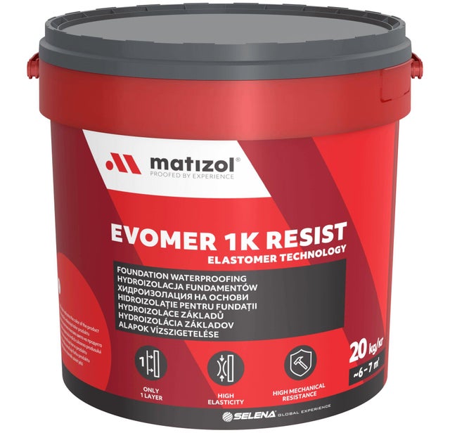 Masa bitumiczna MATIZOL Evomer 1K Resist 20 kg