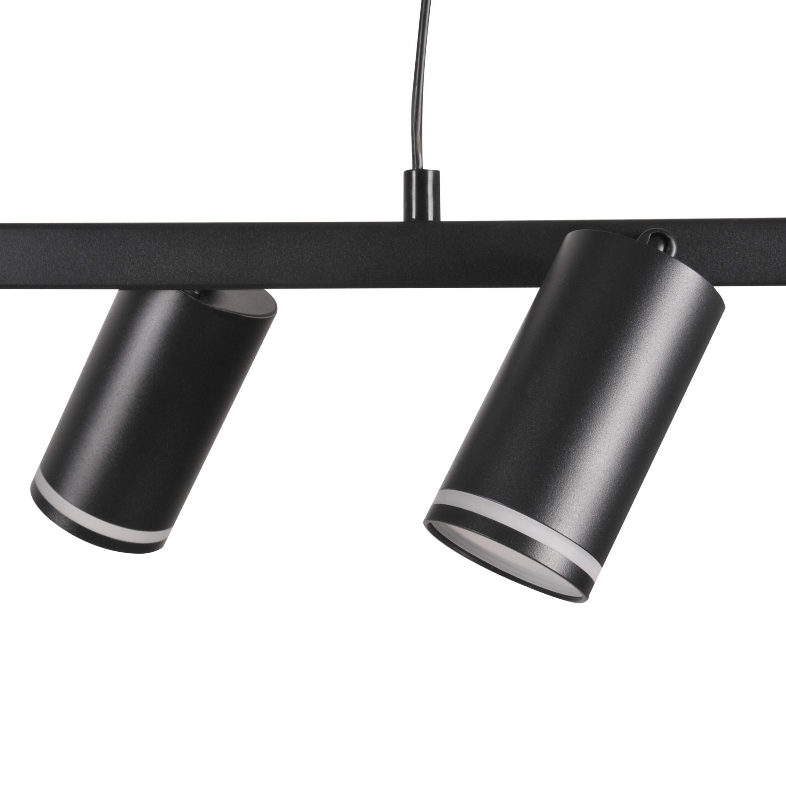 Lampa wisząca Paris 4xGU10 czarna - 4