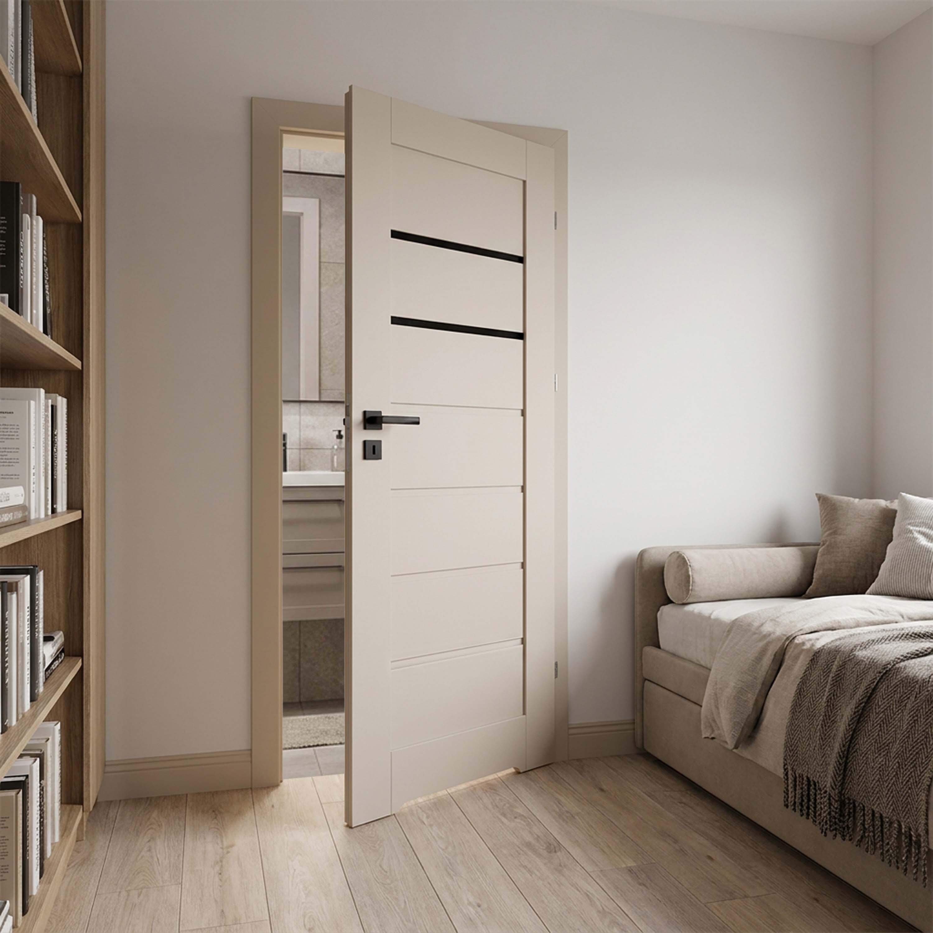 Skrzydło łazienkowe Hestia 80 prawe, cashmere - 2