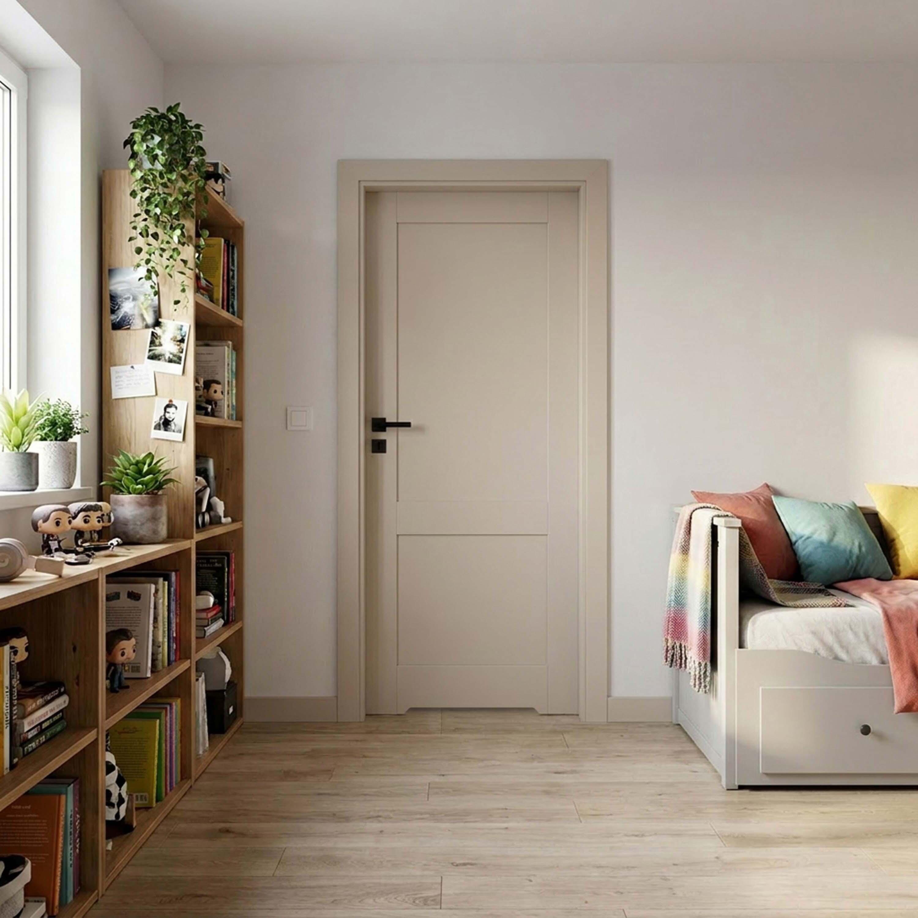 Skrzydło łazienkowe Giza 80 lewe, cashmere - 2