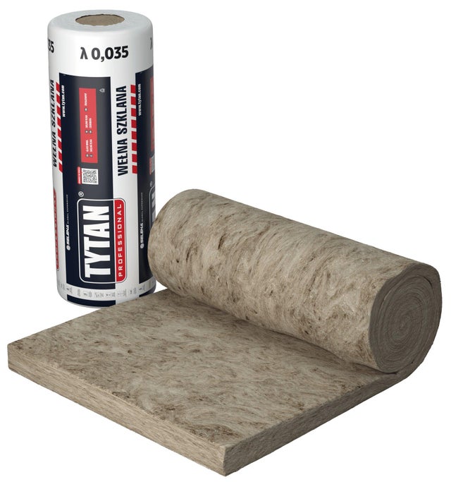 Wełna mineralna Tytan Professional 10 cm szklana 0,035 W/(mK) 7,2 m2