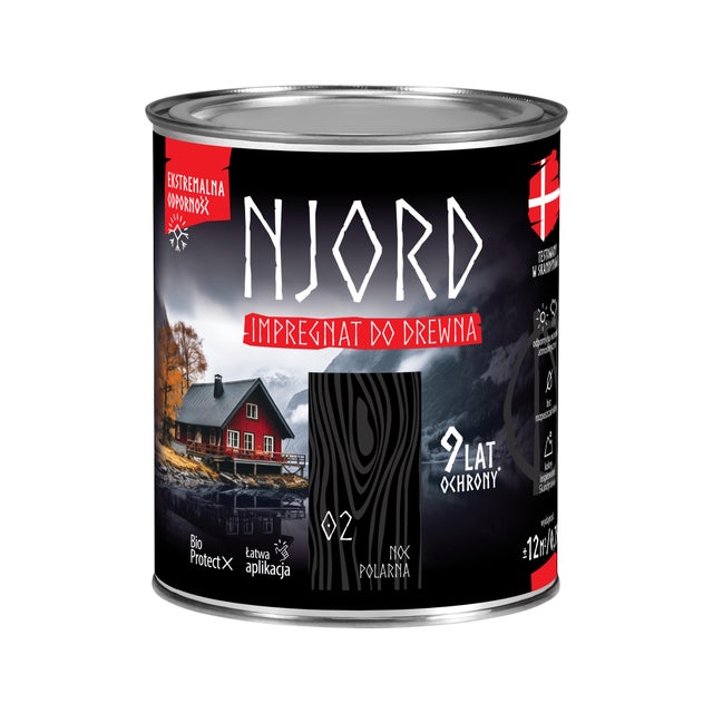 Njord impregnat do drewna noc polarna 0,75L