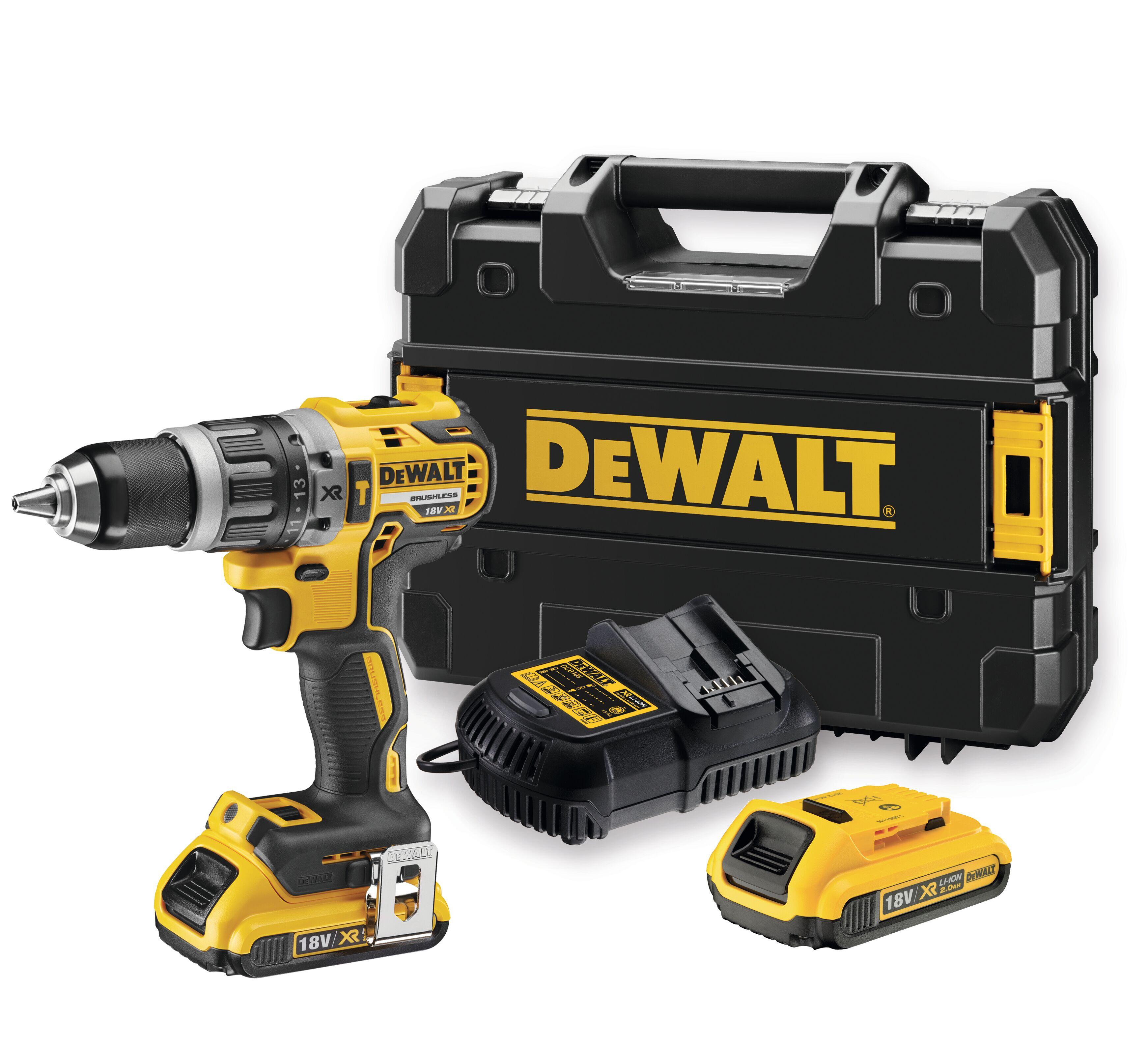 Wiertarko-wkrętarka z udarem 18V DCD796D2-QW DeWALT / 2 x 2,0Ah - 2