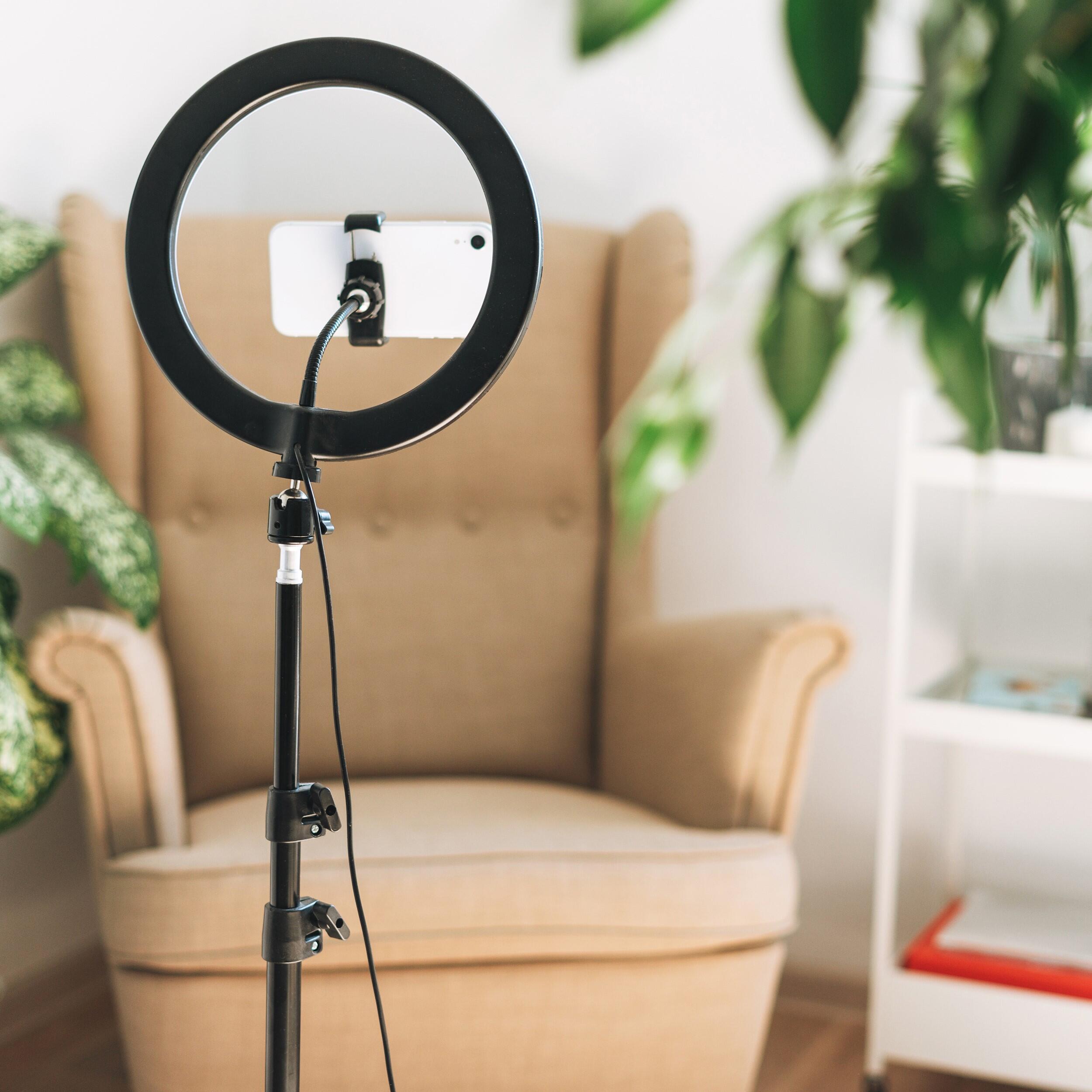 Lampa LED Selfie 195cm USB z pilotem - 2