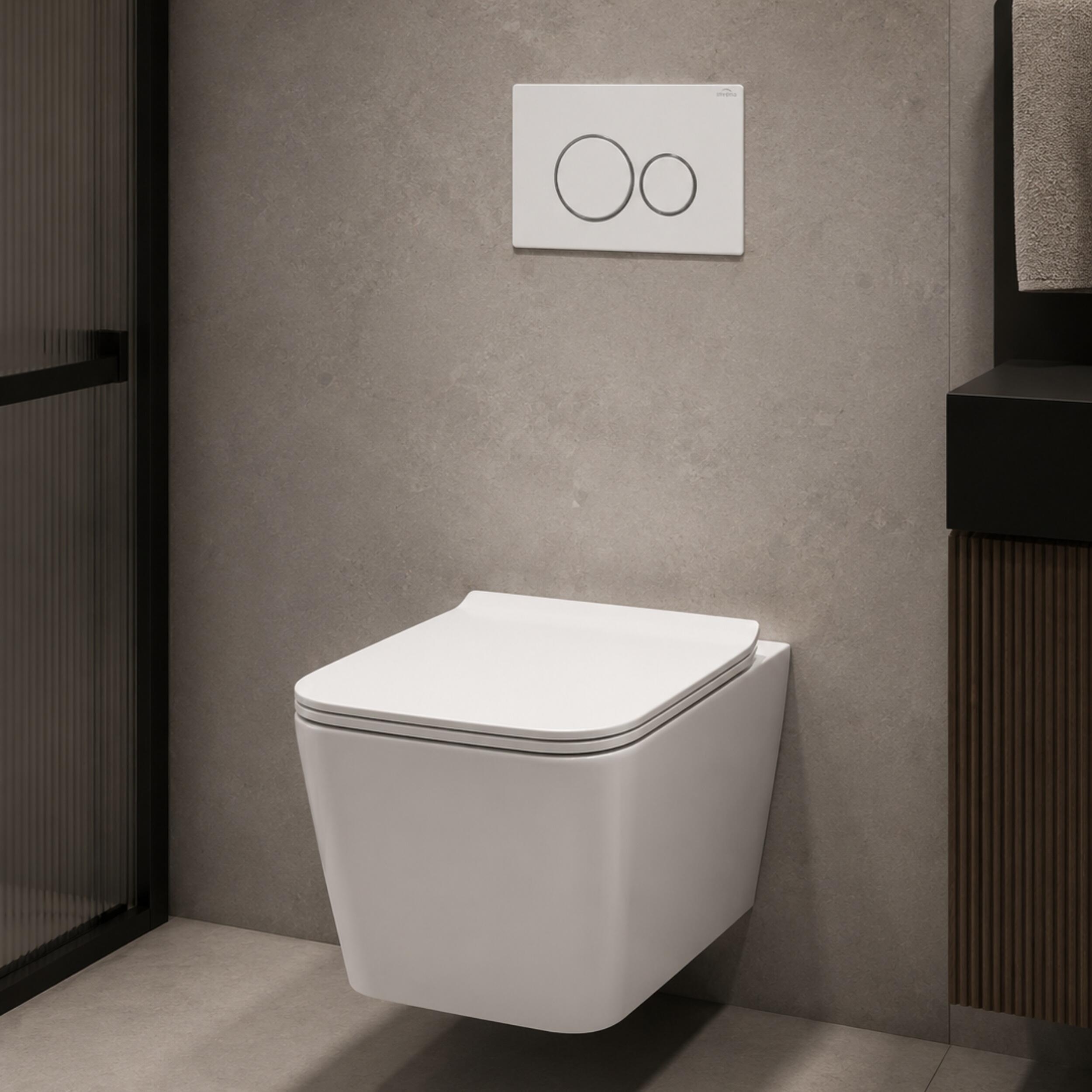 Miska WC wisząca wirowa Veron z deską wolnoopadającą - 2
