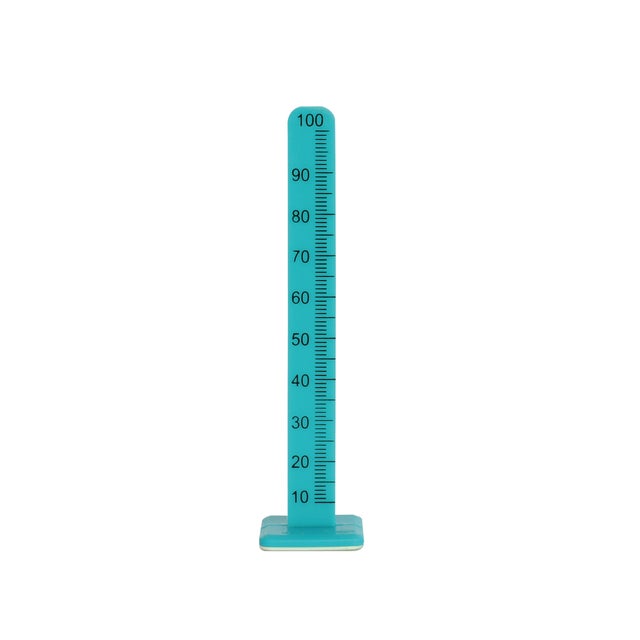 Reper niwelacyjny samoprzylepny do wylewek 10 cm, zestaw 100 szt. BIHUI