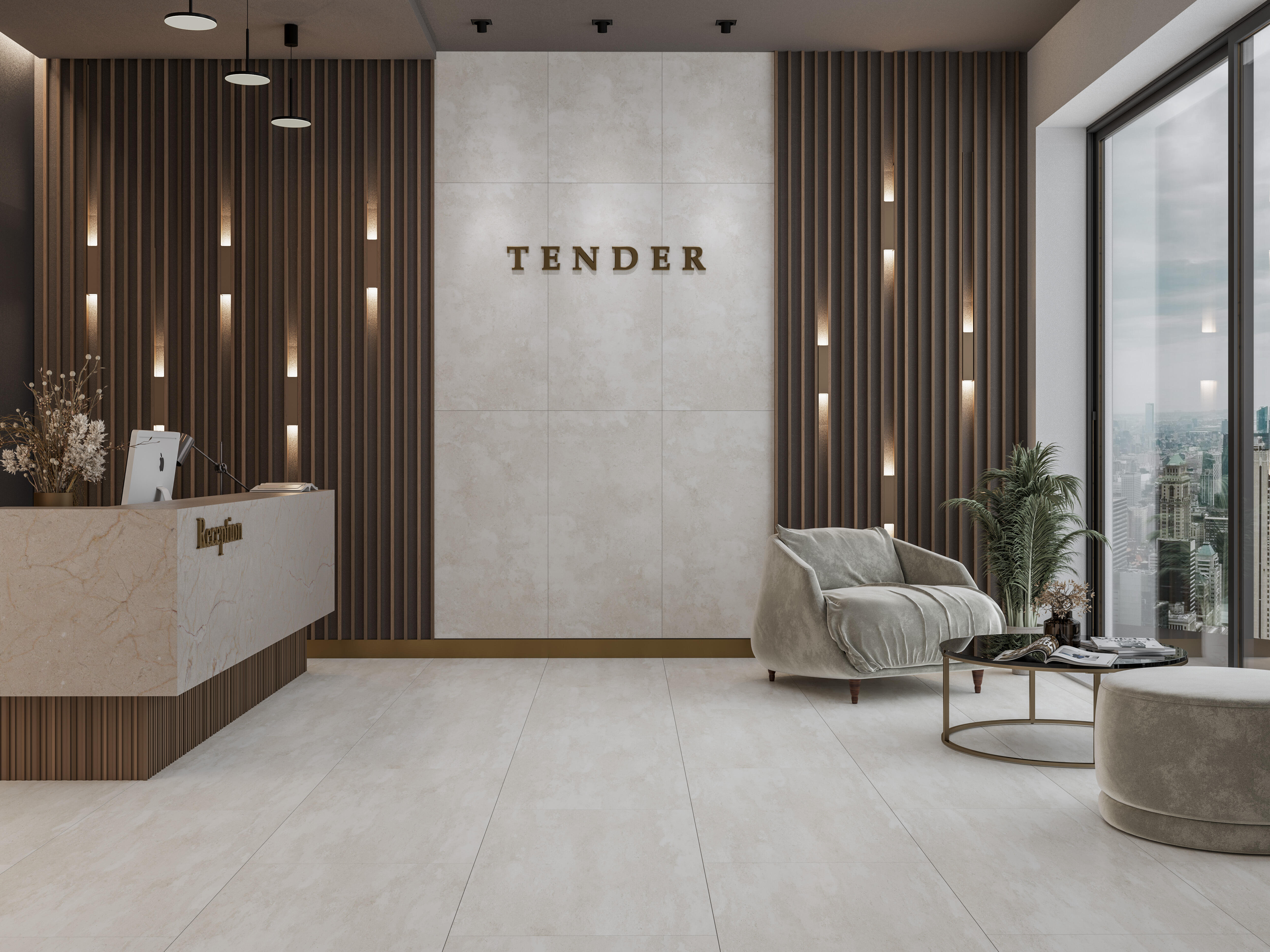 Gres szkliwiony Tender Ivory mat 60x60 1,44 m2 - 2