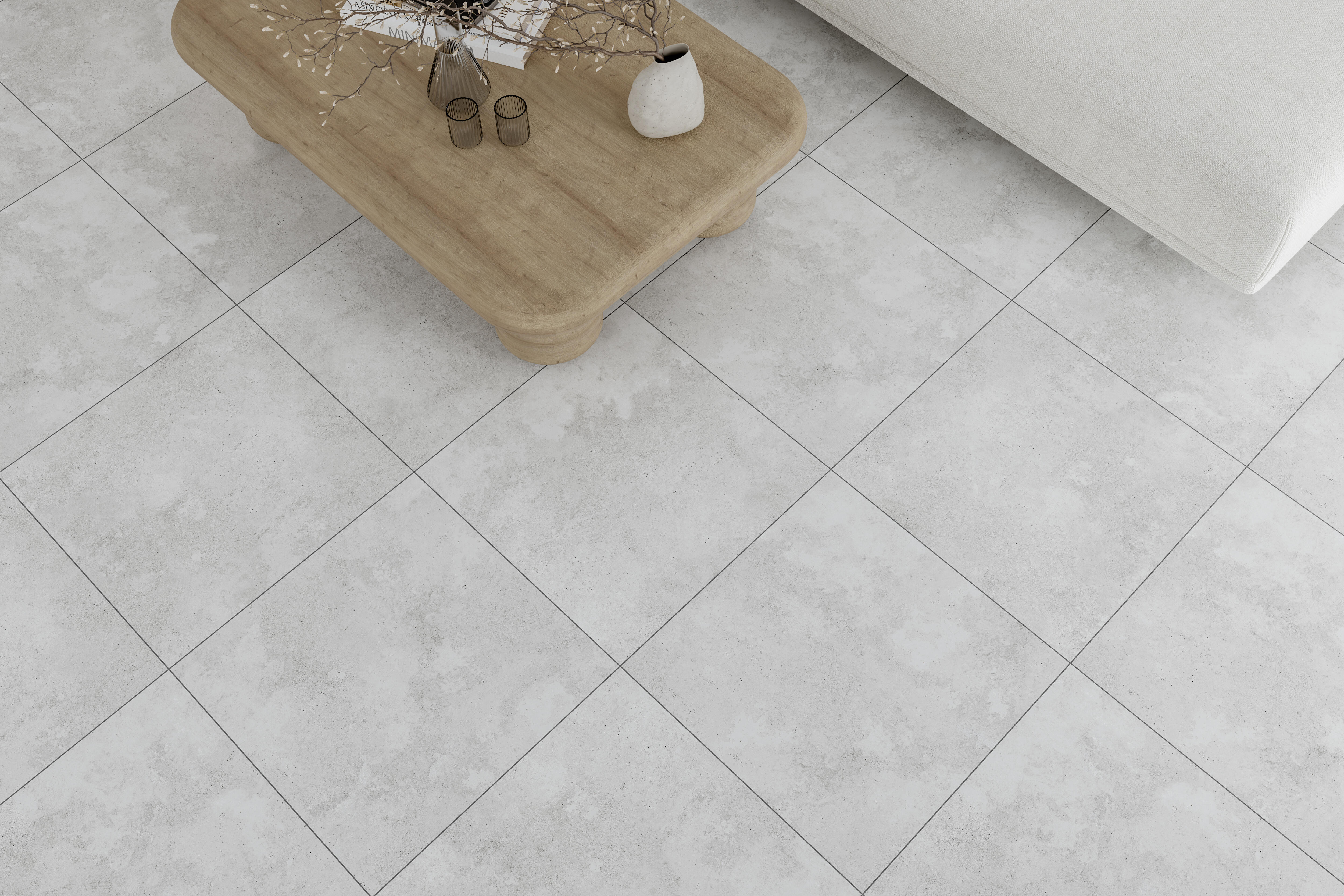 Gres szkliwiony Tender Light Grey mat 60x60 1,44 m2 - 2