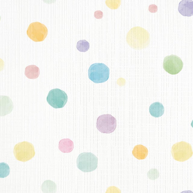 Adhesivo decorativo en rollo PVC Infantil Arpillera Confeti Pastel color Rosa, celeste, verde mate. De 0.90 x 2.80 m. Recomendado: para decorar una pared o un objeto. LHD