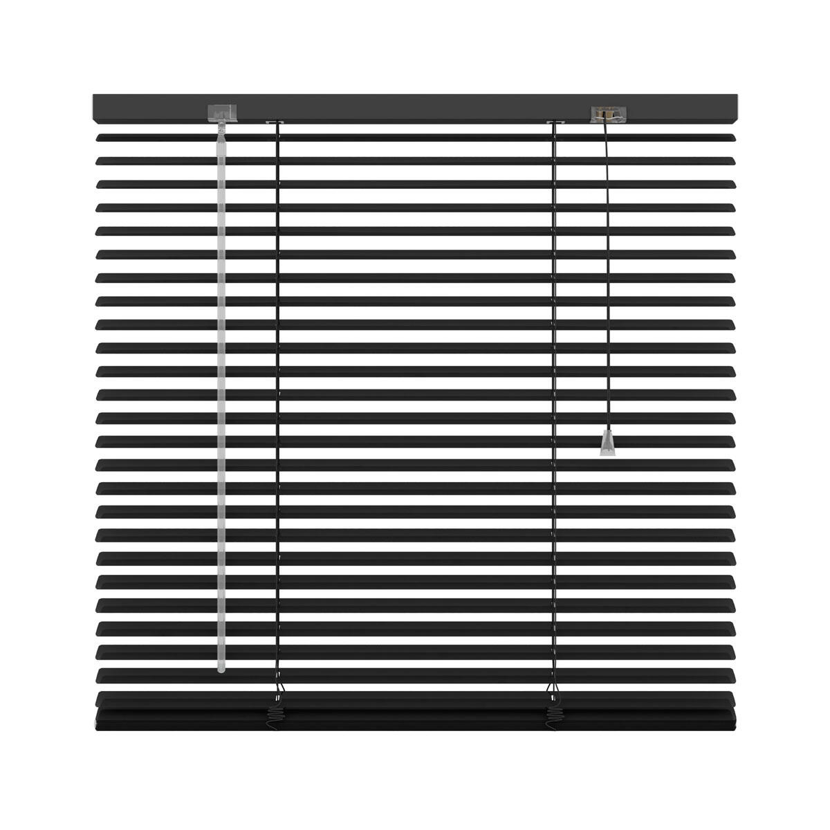 Store vénitien aluminium 25 mm, 320 noir mat, l.100 x H.180 cm - 2