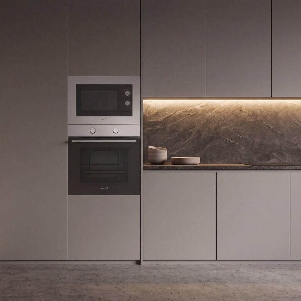 Cata Horno Horno Conv.ses 8004 X Convencional 76 Litros 3.4Kw Aqualisis Inox Clase A , Leroy Merlin