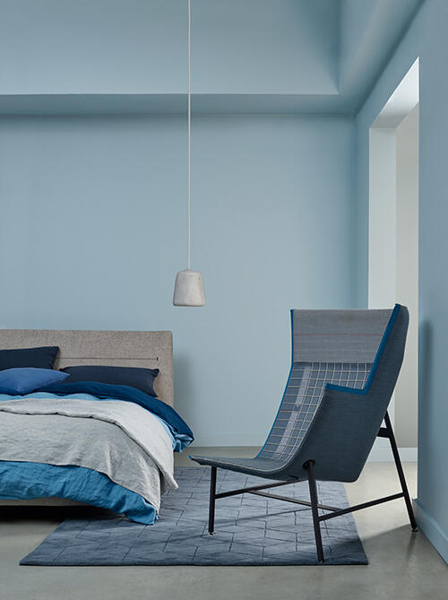 Pittura per interni super lavabile, ELLE DECORATION by Crown blu wave after wave 212 opaco, 0.125 L - 7