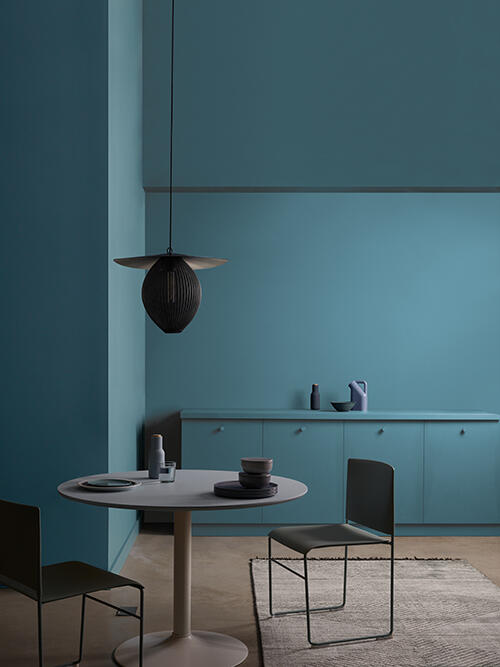 Pittura per interni super lavabile, ELLE DECORATION by Crown blu open water 217 opaco, 2.5 L - 3