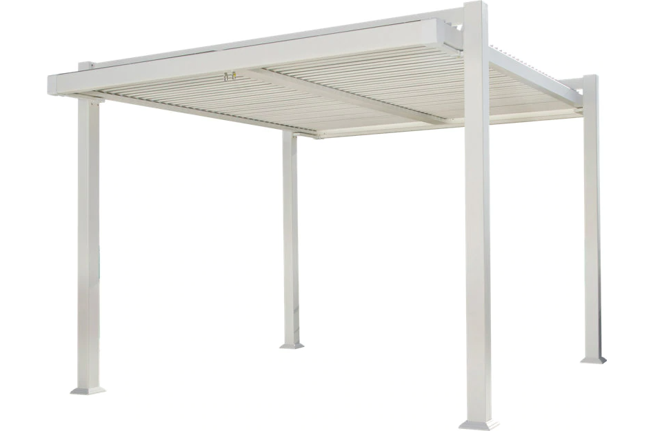 Pergola in alluminio bianca 3 x 3.5 m - Persea NATERIAL - 15