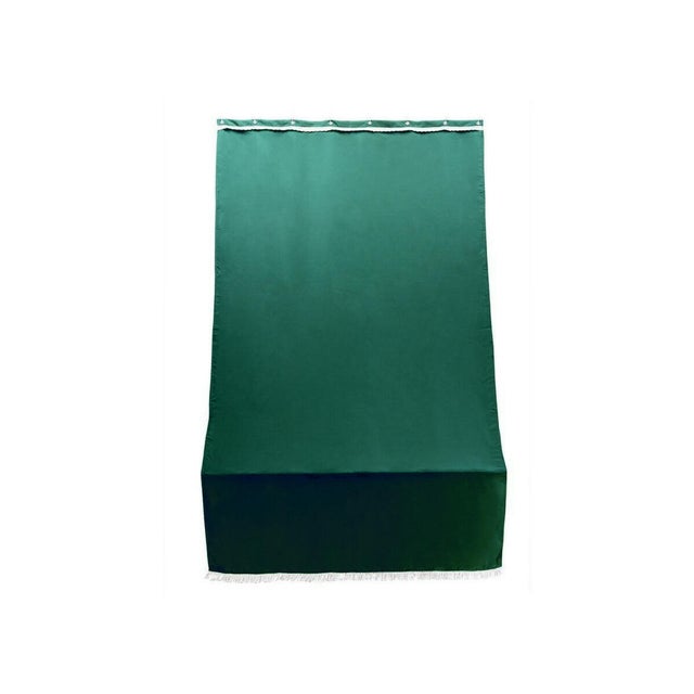 Tessuto per tende da sole ad anelli tinta unita verde L 1.4 x H 3 cm