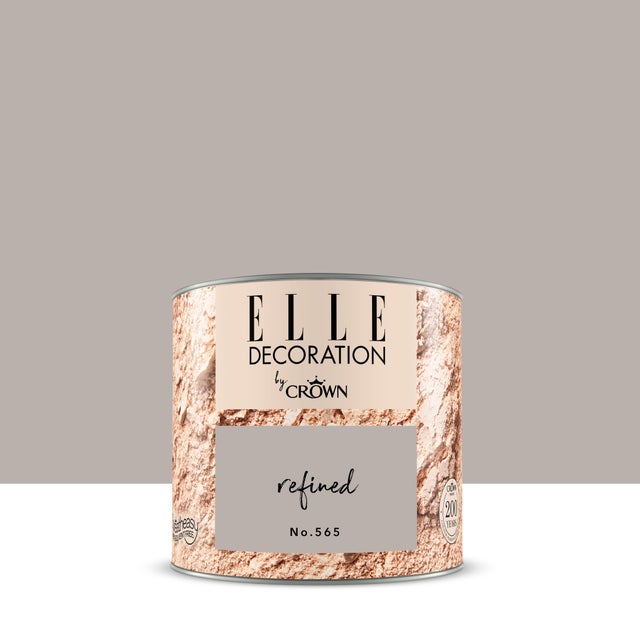 Pittura per interni super lavabile, ELLE DECORATION by Crown beige refined 565 opaco, 0.125 L