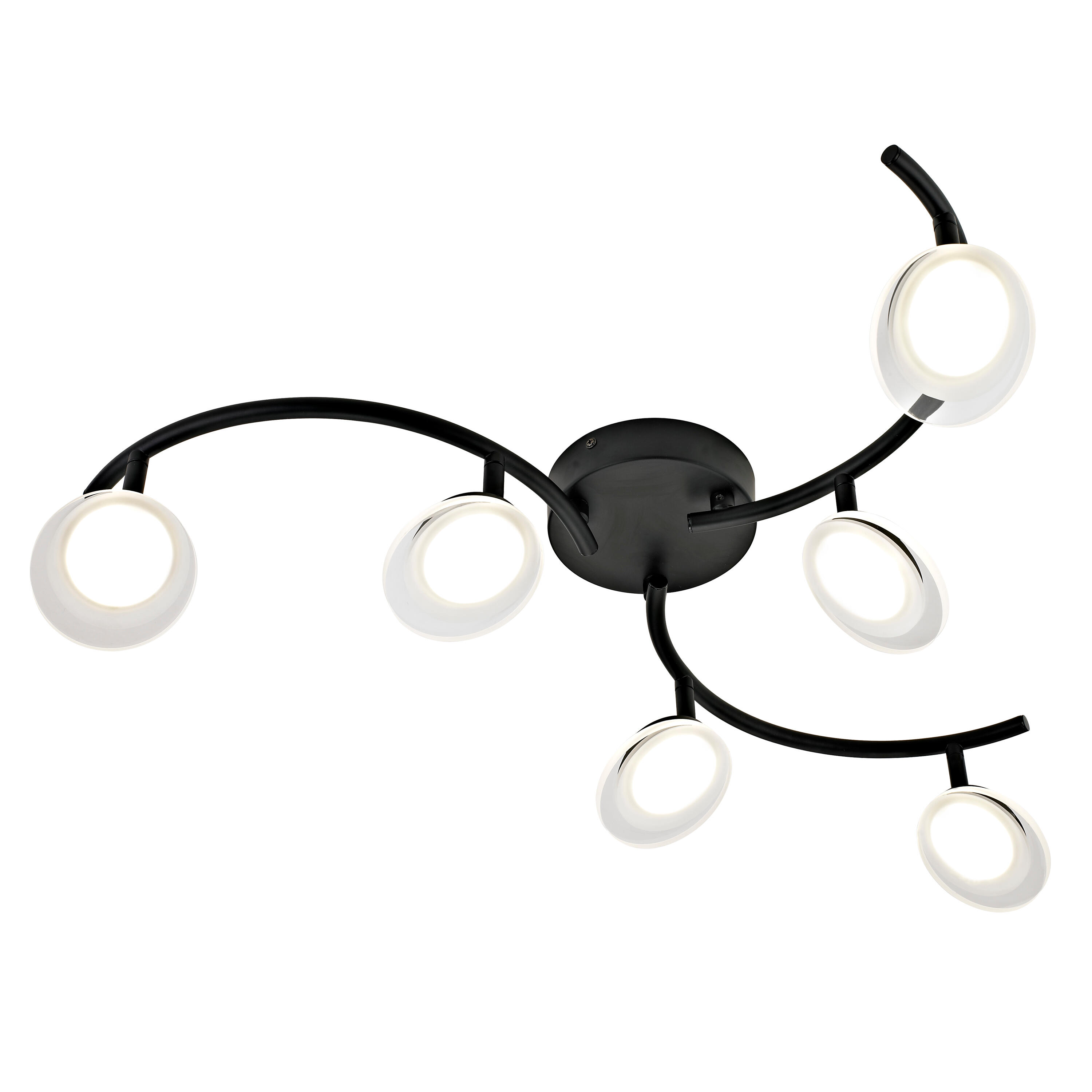 Lampa sufitowa Loob czarna 4020 lm LED Inspire - 5