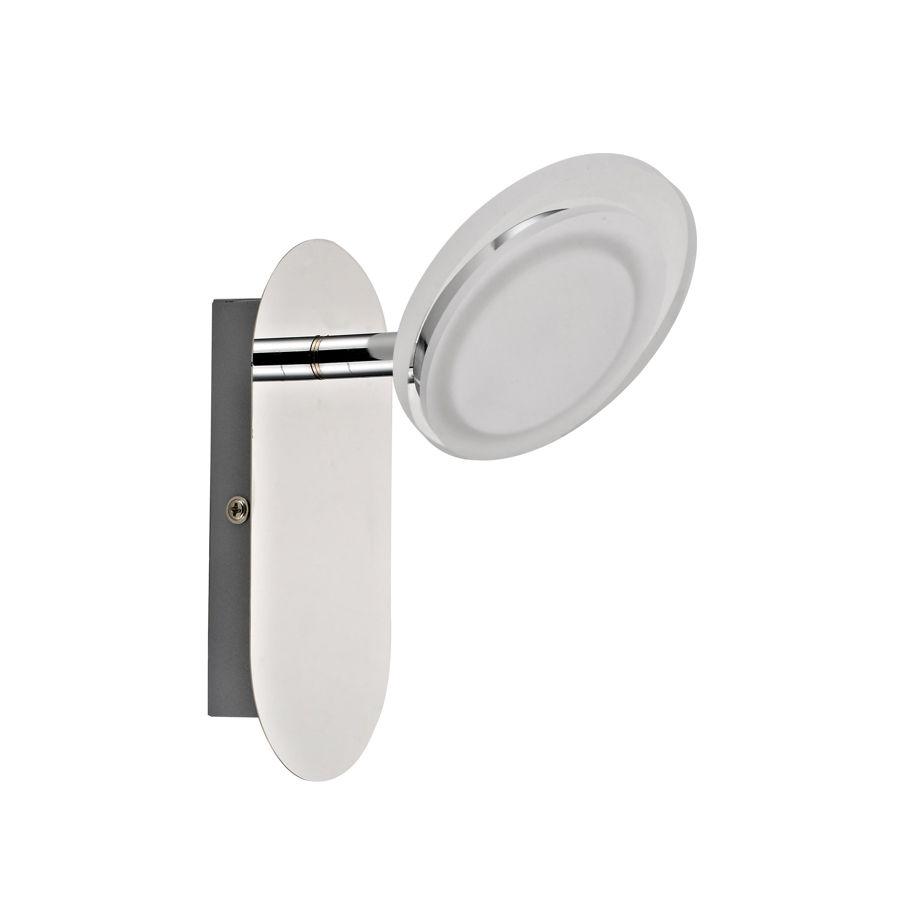 Spot patère LED design, fer chrome, INSPIRE Loob - 4