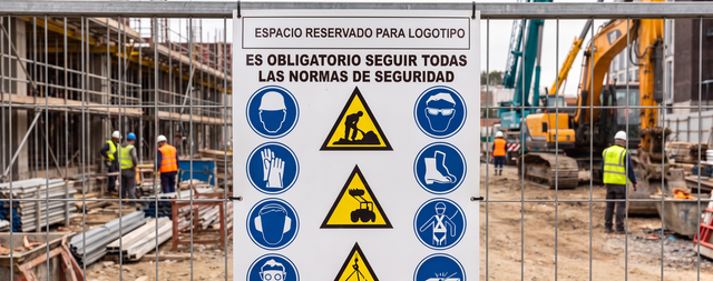 cartel de obra