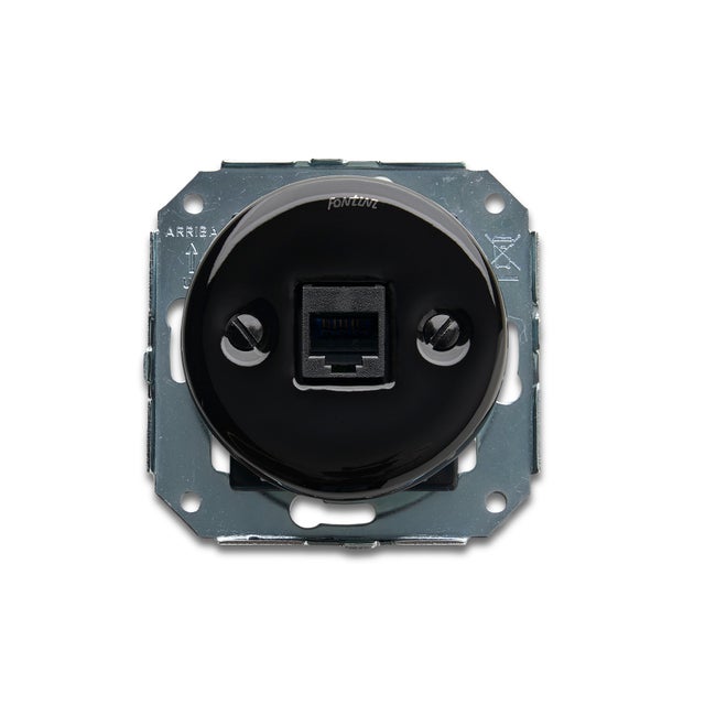 Tomada rj45 cat6 Garby colonial porc branco