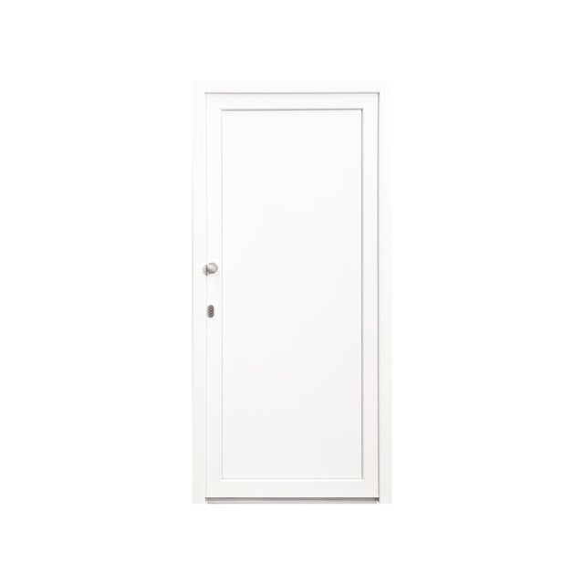 PORTA ENTRADA PVC BRANCA 200X89CM ESQUERDA