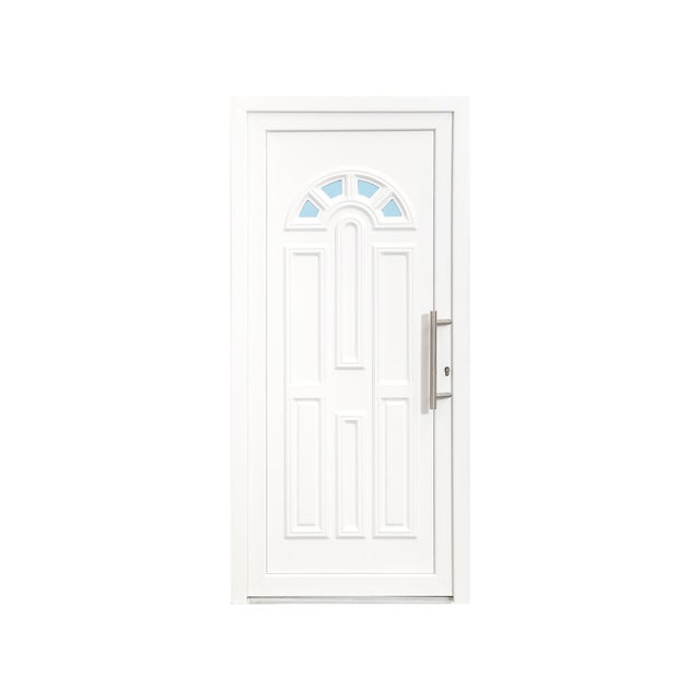PORTA ENTRADA PVC 2 ALMOFADAS BRANCA 200X89CM DIREITA