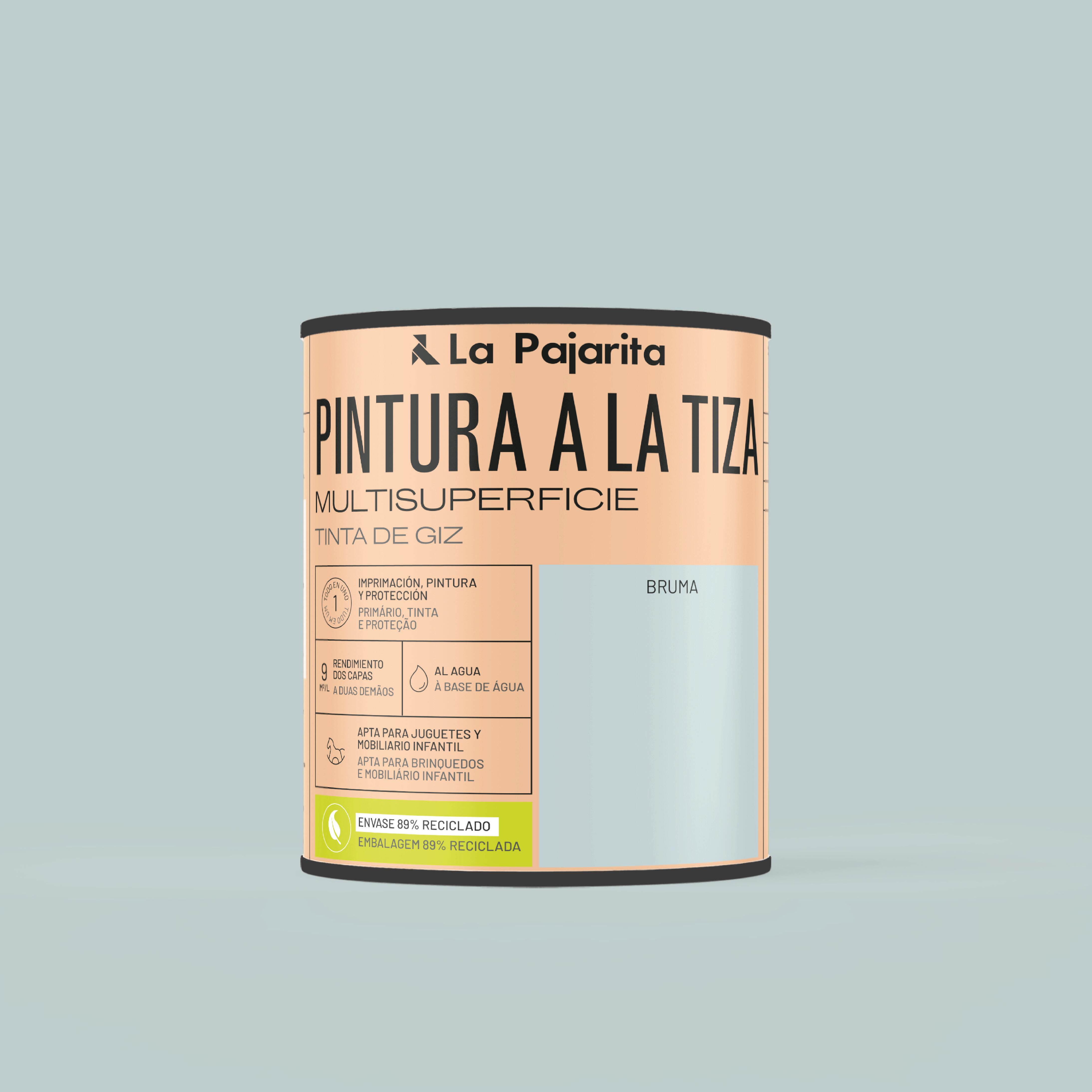 Pintura a la tiza LA PAJARITA multisuperficies en color bruma mate para ...
