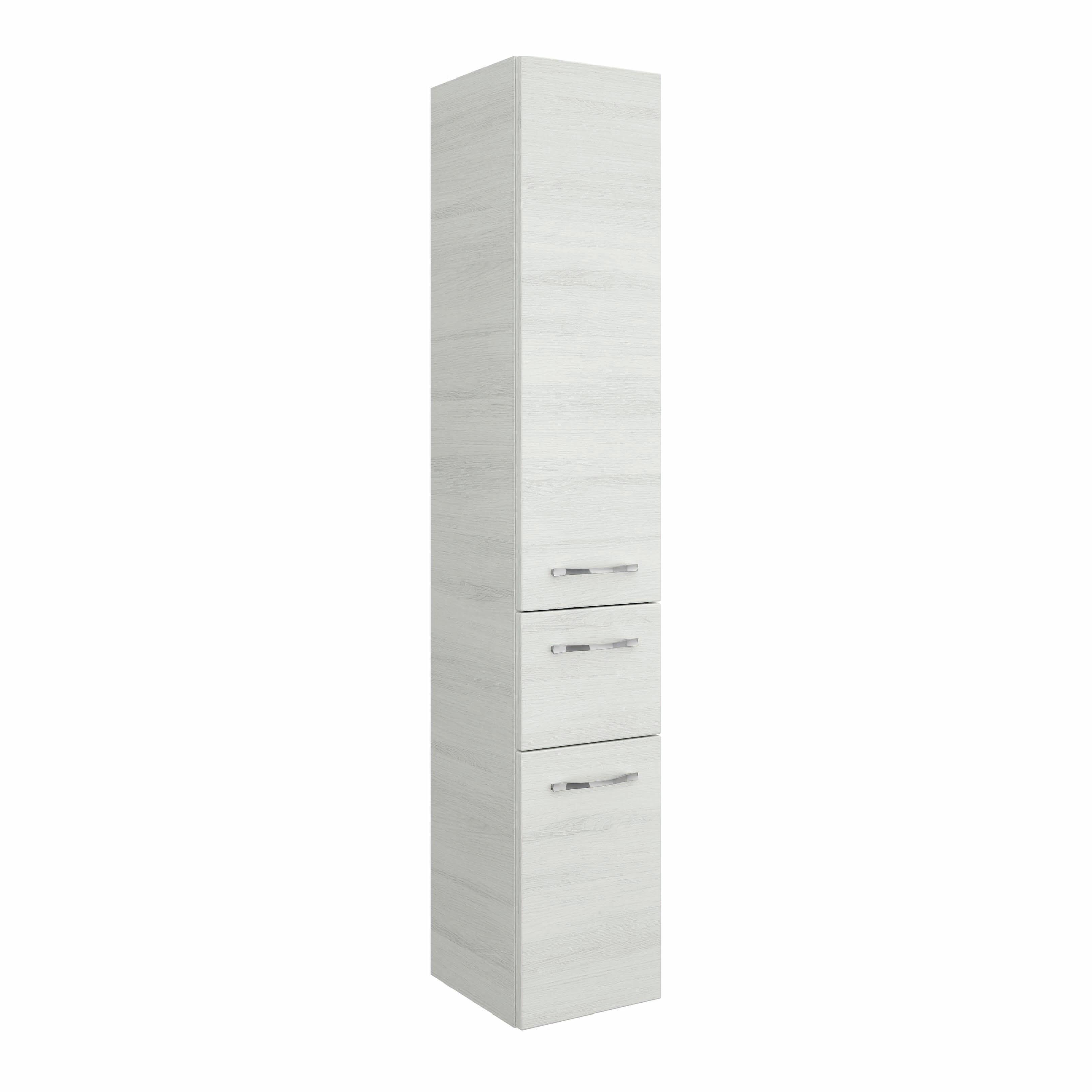 Colonna per mobile bagno image PELIPAL 1 cassetto 2 ante P 35 x L 30 x H 168 cm bianco - 4