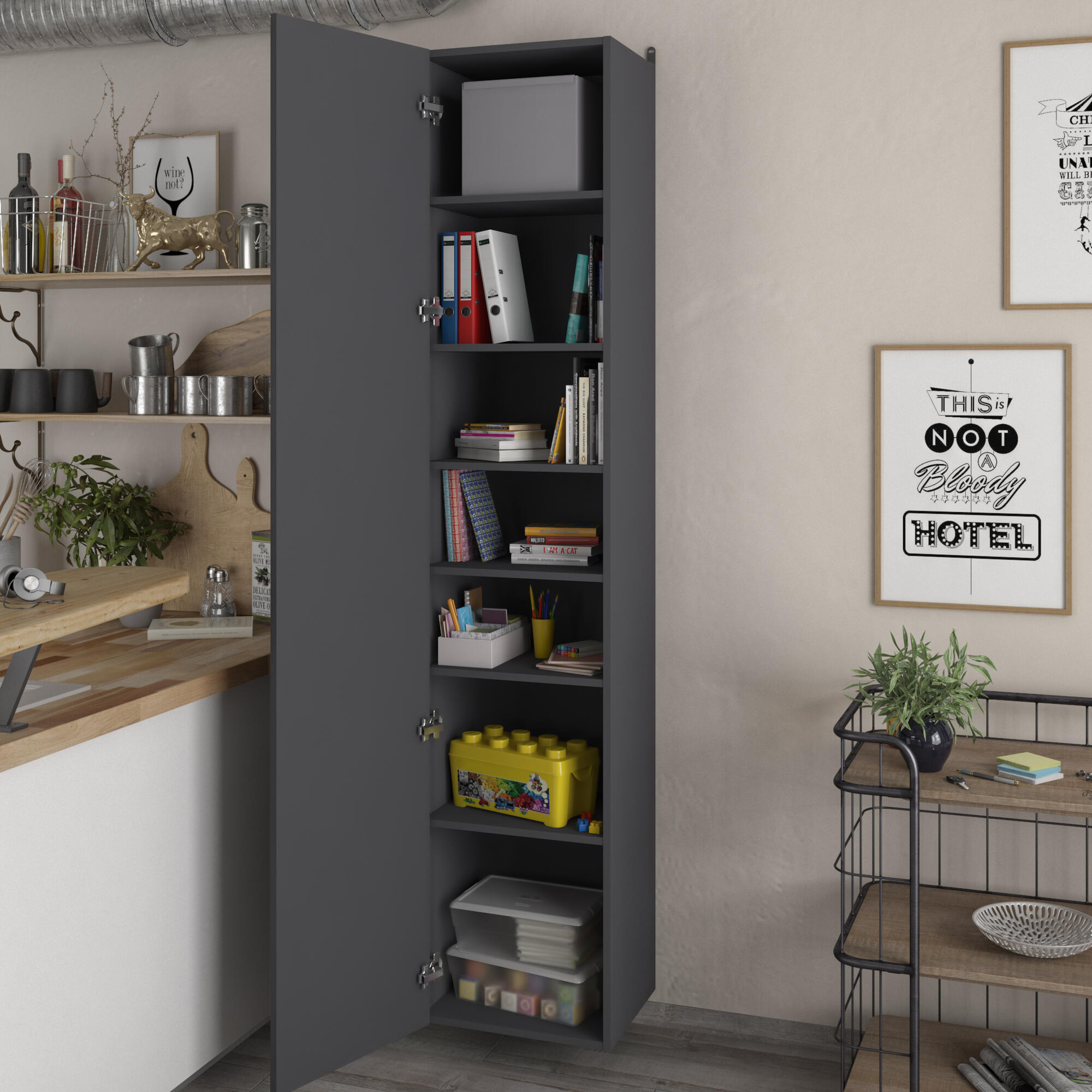 Lot de 2 Etagère pour intérieur de caisson DELINIA ID l.41.7 x P.32.8 cm - 2